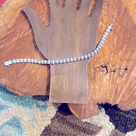 1.02CTW DIAMOND 💎 & Sterling Silver Tennis 🎾 Bracelet ✅GUARENTEED 💯AUTHENTIC - Picture 7 of 11